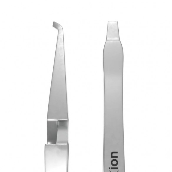 Pinza para Brackets Ixion Posicionadora con Punta Curvada, Ortodoncia, Acero Inox