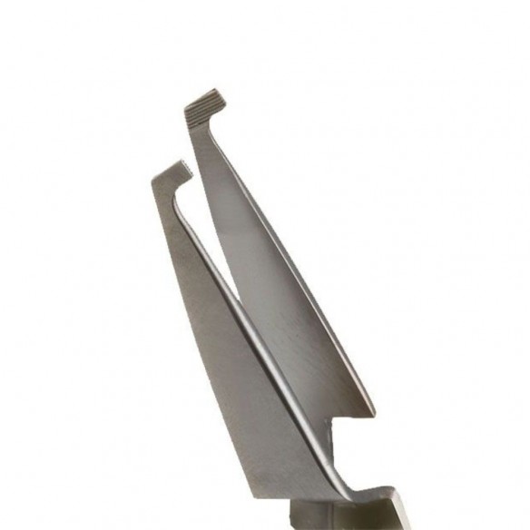 Pinza para Brackets Ixion Posicionadora con Punta Curvada, Ortodoncia, Acero Inox